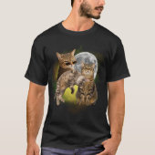 オリジナルブートレグ猫写真Tシャツギフト Tシャツ (正面)
