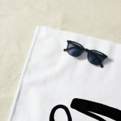 オリジナルプリントの花嫁のためのビーチタオル ビーチタオル (インサイチュ)