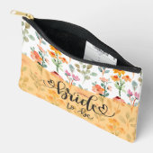 オリジナルプリントの花嫁用カット＆シームバッグ アクセサリーポーチ (見開き)