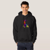 オリジナルプリント スプラッシュ デザインTシャツ パーカ (正面フル)