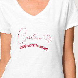 オリジナルプリント バチェロレッテパーティー ミニマリスト Tシャツ