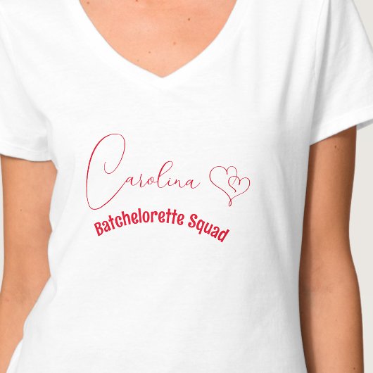 オリジナルプリント バチェロレッテパーティー ミニマリスト Tシャツ