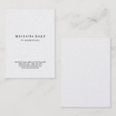 オリジナルプロフェッショナルスタイリッシュミニマモダンリスト 名刺 (正面/裏面)