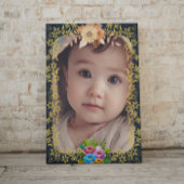 オリジナルベビー写真フレーム、赤ちゃんへのギフト 案内状
