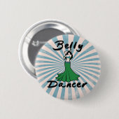 オリジナルベリーダンスポップ・アートのアート 缶バッジ (正面&裏面)