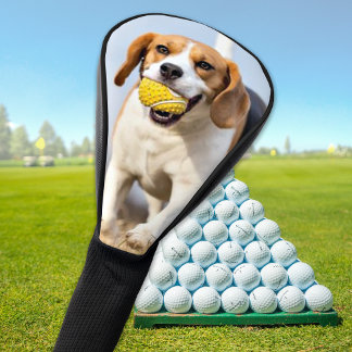 オリジナルペットの犬の写真パーソナライズ ゴルフヘッドカバー