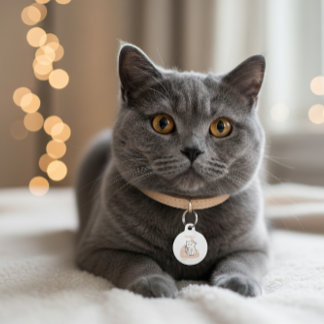 オリジナルペットタグ 「迷子になったらママに電話して」 名入れ可能 ペット　ネームタグ