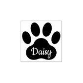 オリジナルペットネーム肉球サイン ラバー スタンプ (インプリント)