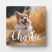 オリジナルペット写真 フォトプラーク (正面)