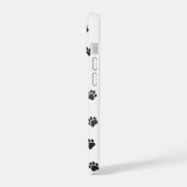 オリジナルペット写真&名前 モダンブラシストロークマグ iPhone 15ケース (左側面)