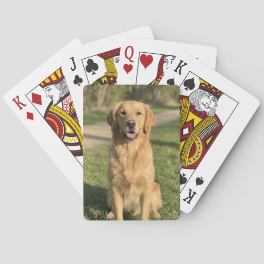 オリジナルペット写真 犬好きの記念品 トランプ (裏面)