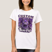 オリジナルペット写真Tシャツ - 個性的な猫ギフト Tシャツ (正面)