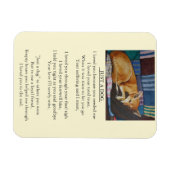 オリジナルペット悔やみや弔慰メッセージ マグネット (横)