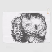オリジナルペット犬グッズを作ろう ゴルフタオル (横)