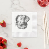 オリジナルペット犬グッズを作ろう 縁ありカクテルナプキン (インサイチュ)