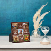 オリジナルペット犬メモリアル 5 枚写真コラージュ フォトプラーク (インサイチュ)