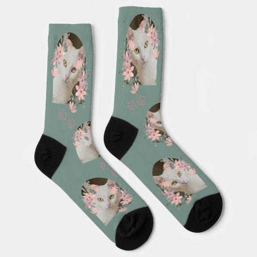 オリジナルペット猫写真ソックス ソックス (右)