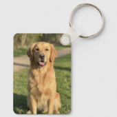 オリジナルペット2写真犬愛好家記念品 キーホルダー (裏面)