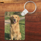 オリジナルペット2写真犬愛好家記念品 キーホルダー (裏面)