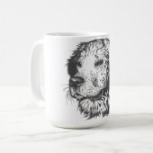オリジナルペット+犬グッズを作ろう コーヒーマグカップ (正面左)