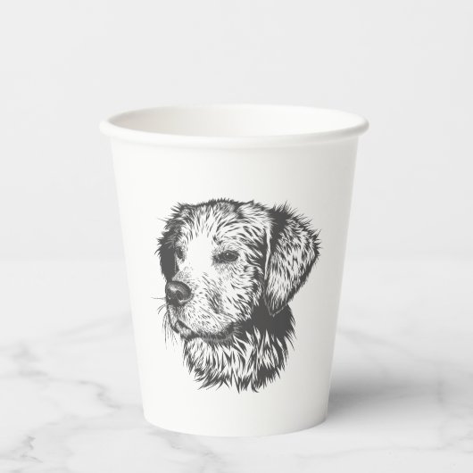 オリジナルペット+犬グッズを作ろう 紙コップ (正面)
