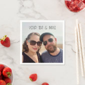 オリジナルペーパーナプキンパーティー カスタムフォト 自分で作ろう スタンダードカクテルナプキン (インサイチュ)