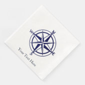 オリジナルペーパーナプキン - 航海用コンパス (コーナー)