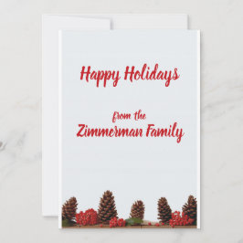 オリジナルホリデーグリーティングカード シーズンカード