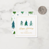 オリジナルホリデーツリー ギフト同封カード ノートカード (正面/裏面インサイチュ)