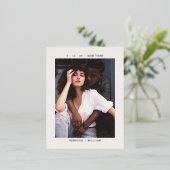 オリジナルホリデー写真 ウェディング セーブ・ザ・デート 箔招待状ポストカード