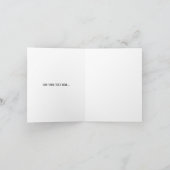 オリジナルホリデー キャバリア スパニエル カード (内部)