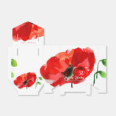 オリジナルポピー水彩第50誕生日TOFB フェイバーボックス (折り畳みなし)