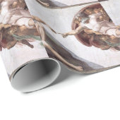 オリジナルミケランジェロ絵を描インシスティンチャペルローマ ラッピングペーパー (ロールコーナー)