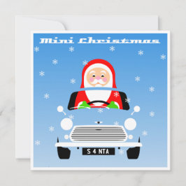 オリジナルミニクラシッククリスマスサンタカー カード