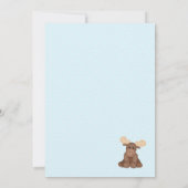 オリジナルムースベビーシャワー招待状 招待状 (裏面)