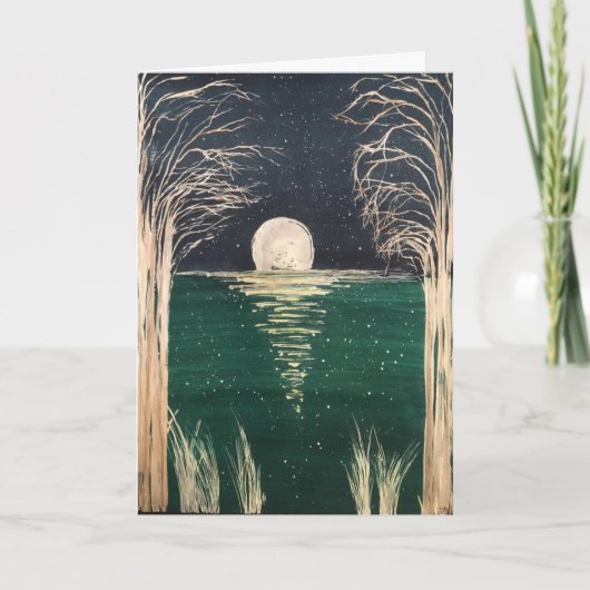 オリジナルムーンウォーターカ空白のード シーズンカード (正面)