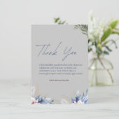 オリジナルメッセージの感謝カード サンキューカード (スタンド正面)