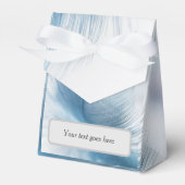 オリジナルメッセージを入れることができる羽根のギフトボックス フェイバーボックス (正面サイド)