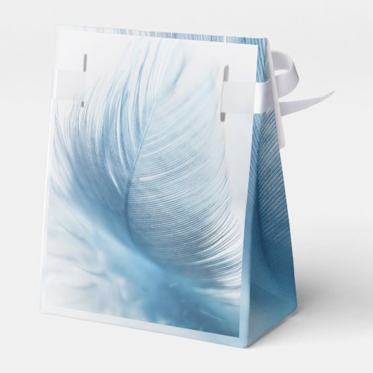 オリジナルメッセージを入れることができる羽根のギフトボックス フェイバーボックス (裏面サイド)