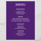 オリジナルメニューを作成しよう メニュー (正面)