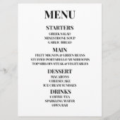 オリジナルメニューを作成 - カスタムメニュー メニュー (正面)