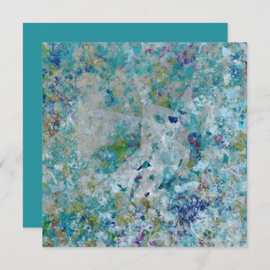 オリジナルモダン・抽象芸術・アート・デザイン カード (正面/裏面)