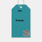 オリジナルモダン・抽象芸術・アート・デザイン ギフトタグ (裏面)