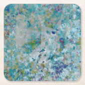 オリジナルモダン・抽象芸術・アート・デザイン スクエアペーパーコースター (正面)