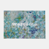 オリジナルモダン・抽象芸術・アート・デザイン ドアマット (正面)