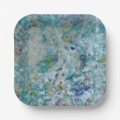 オリジナルモダン・抽象芸術・アート・デザイン ペーパープレート (正面)