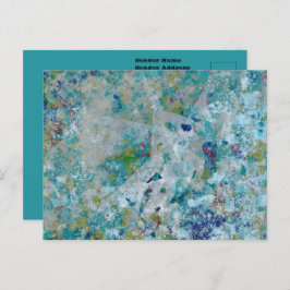 オリジナルモダン・抽象芸術・アート・デザイン ポストカード