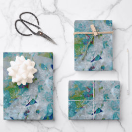 オリジナルモダン・抽象芸術・アート・デザイン ラッピングペーパーシート