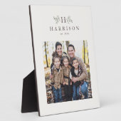 オリジナルモノグラムの写真 フォトプラーク (側面)