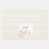 オリジナルモノグラムアブストラクトフラワーラッピングペーパー ラッピングペーパーシート (正面2)